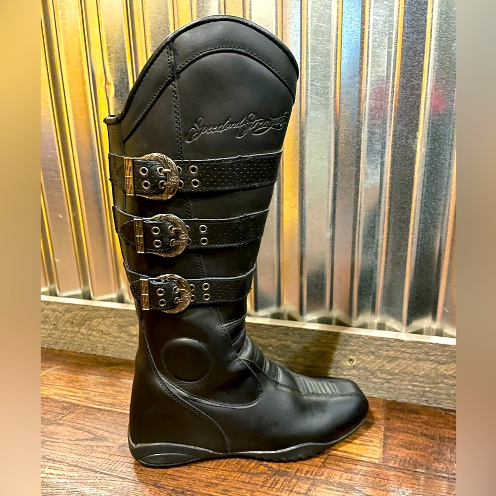 Speed and Strength Motolisa leather boots women’s size 8